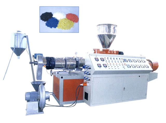 Rigid PVC Granule Extrusion Line with Conical Twin Screw Extruder